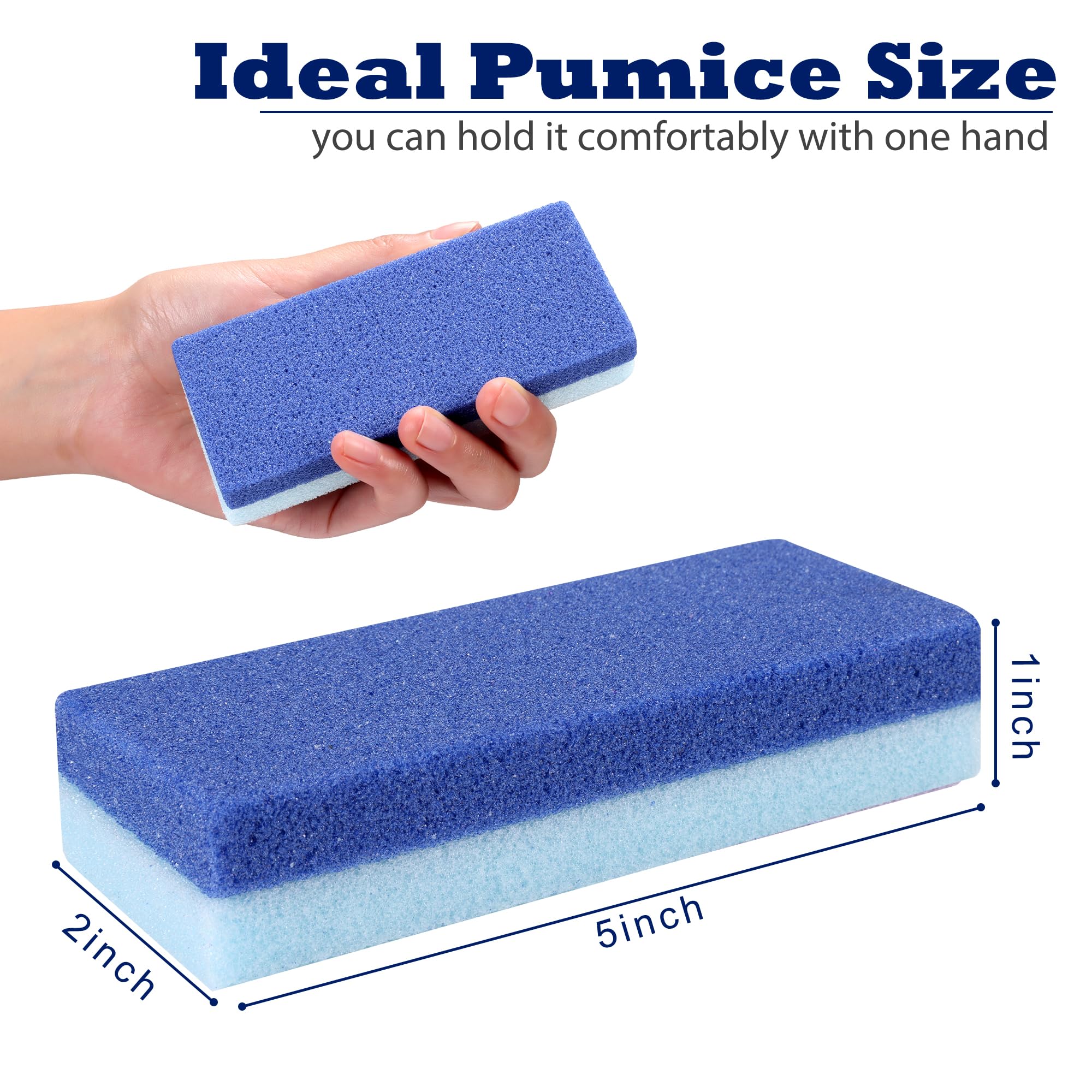 Blue double sided pumice stone for callus removal