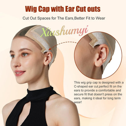 Xiushumyi nude wig cap for glueless fit