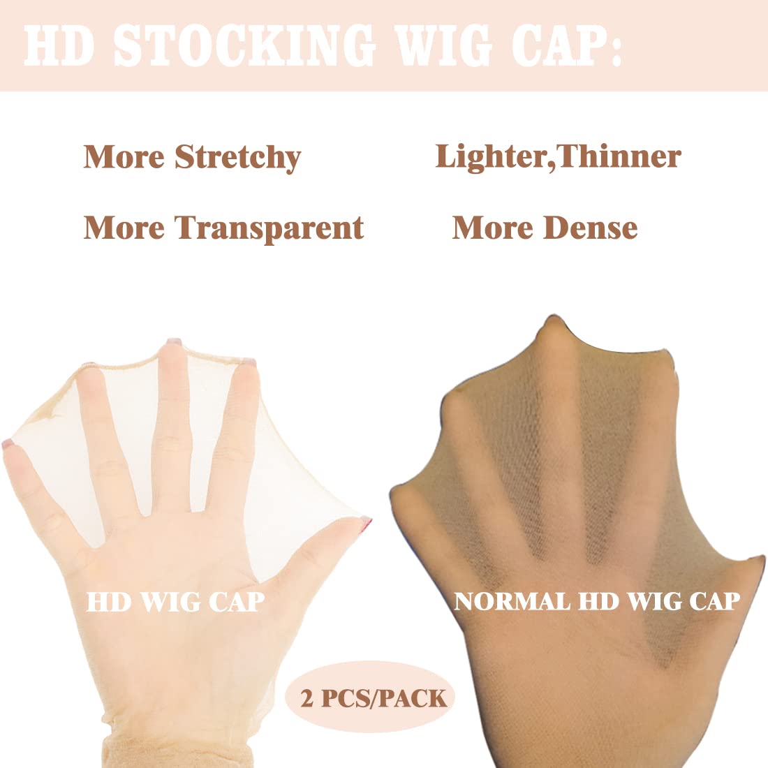 FDBJulyy wig cap demonstrating high elasticity