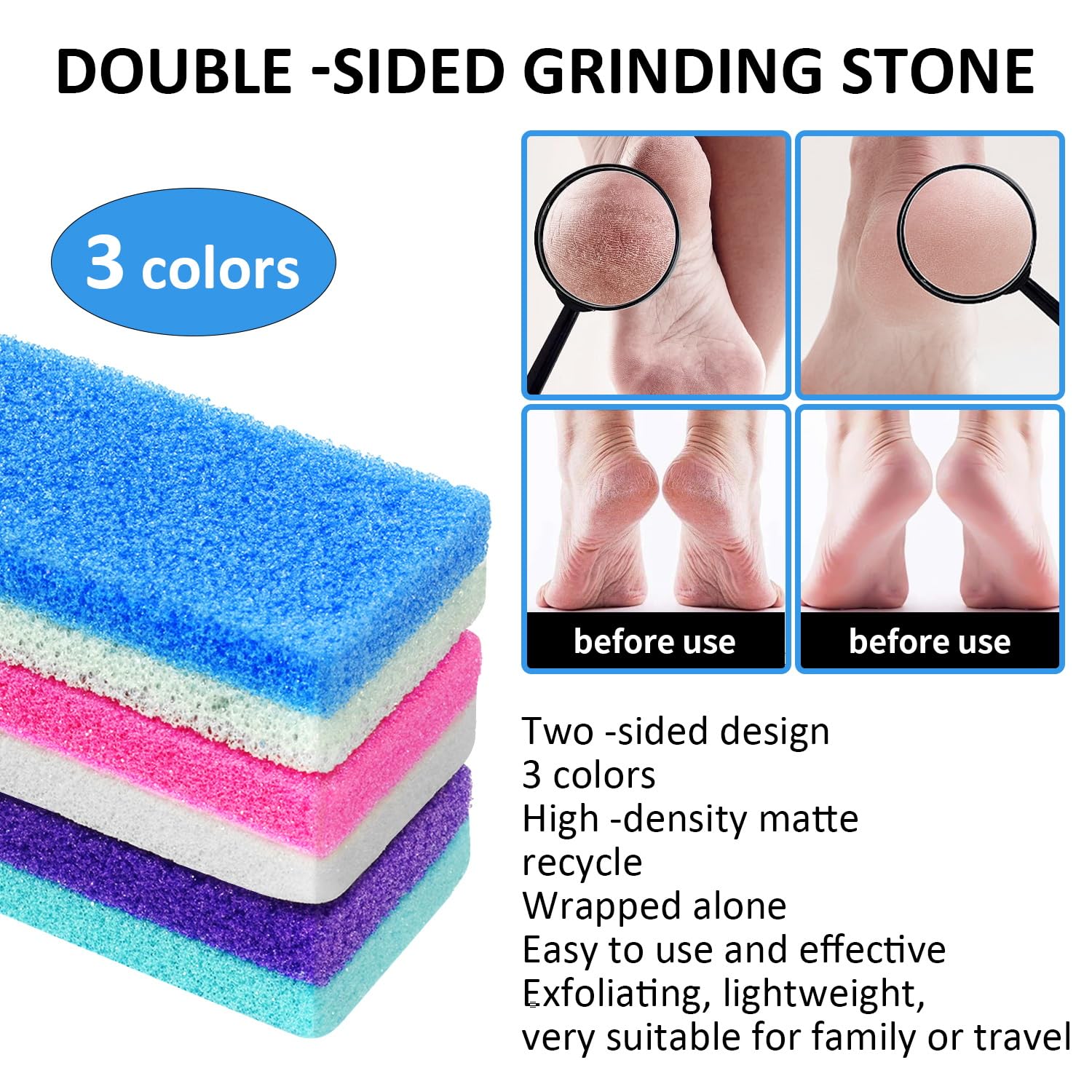 Hand holding Leifire pedicure pumice stone for feet