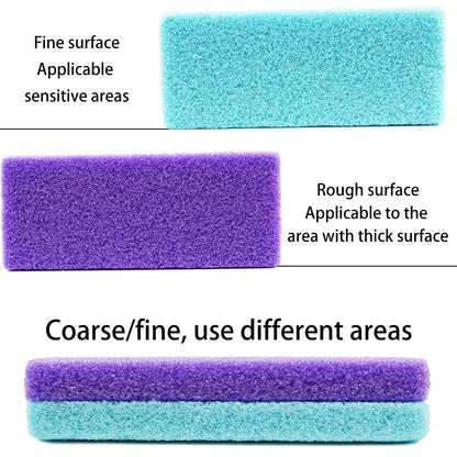 Leifire pumice stone pack showing coarse and medium texture