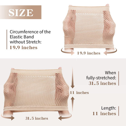 Side view of Dreamlover nude mesh wig cap