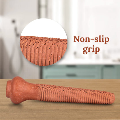 Detailed view of Gilden Tree foot scrubber surface for skin exfoliation