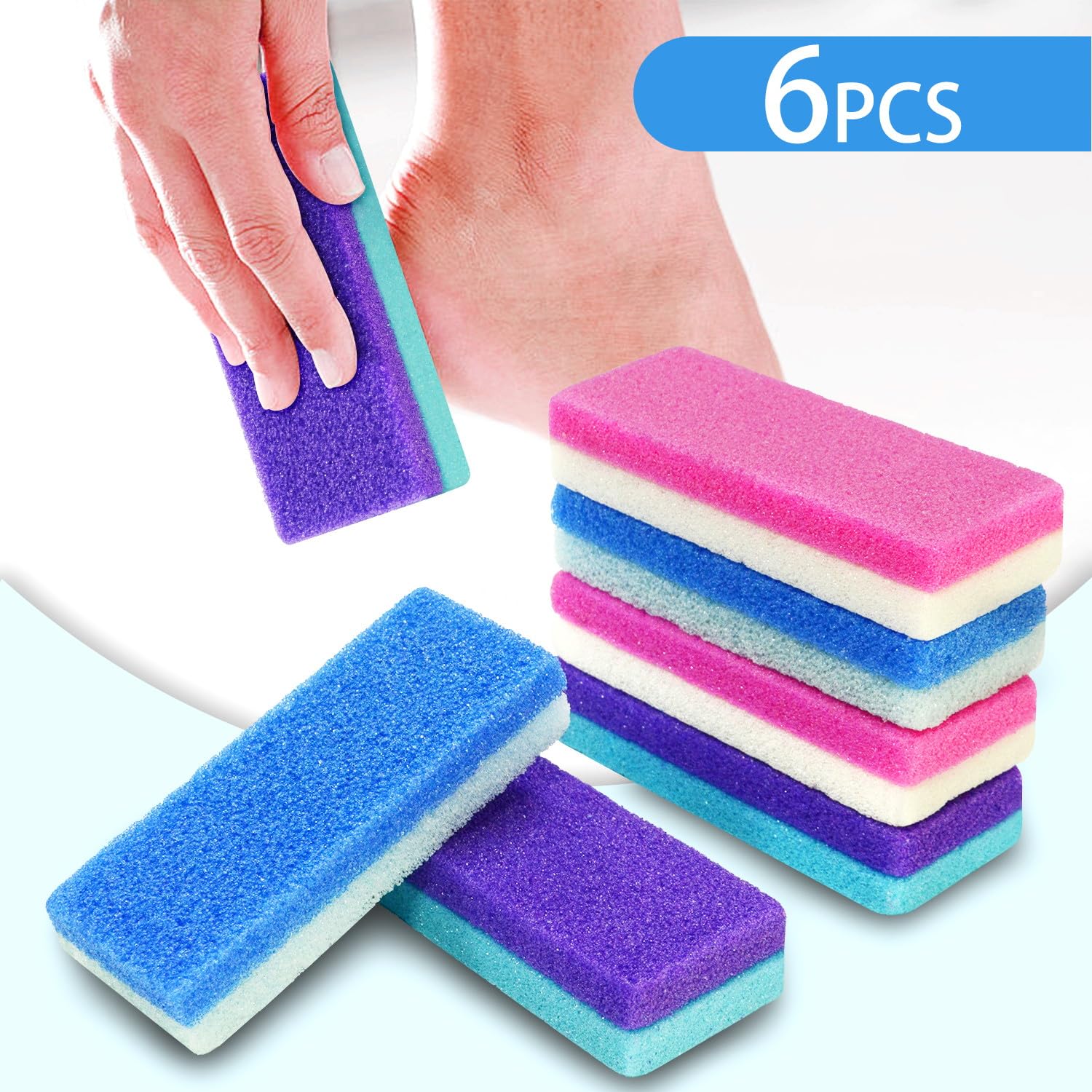Professional pedicure tools set for dry skin exfoliation