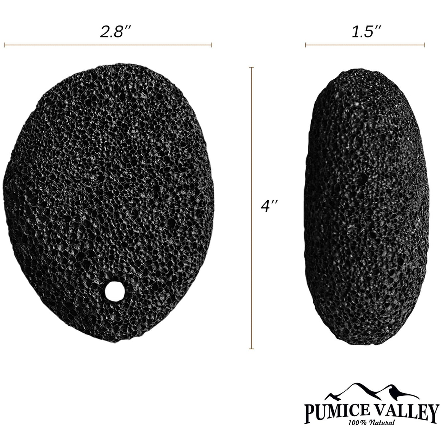 Pumice Valley foot scrubber for heel exfoliation