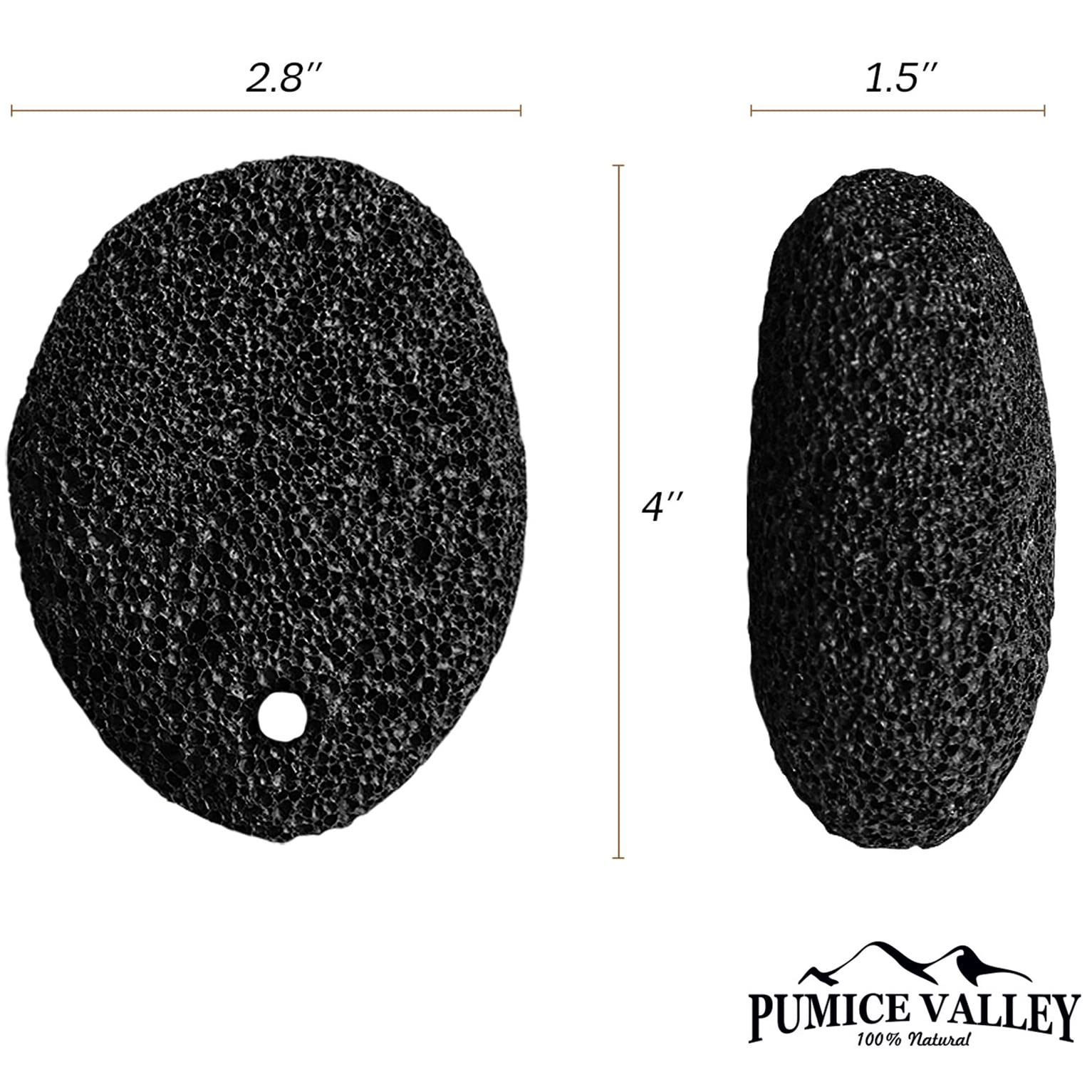 Pumice Valley foot scrubber for heel exfoliation