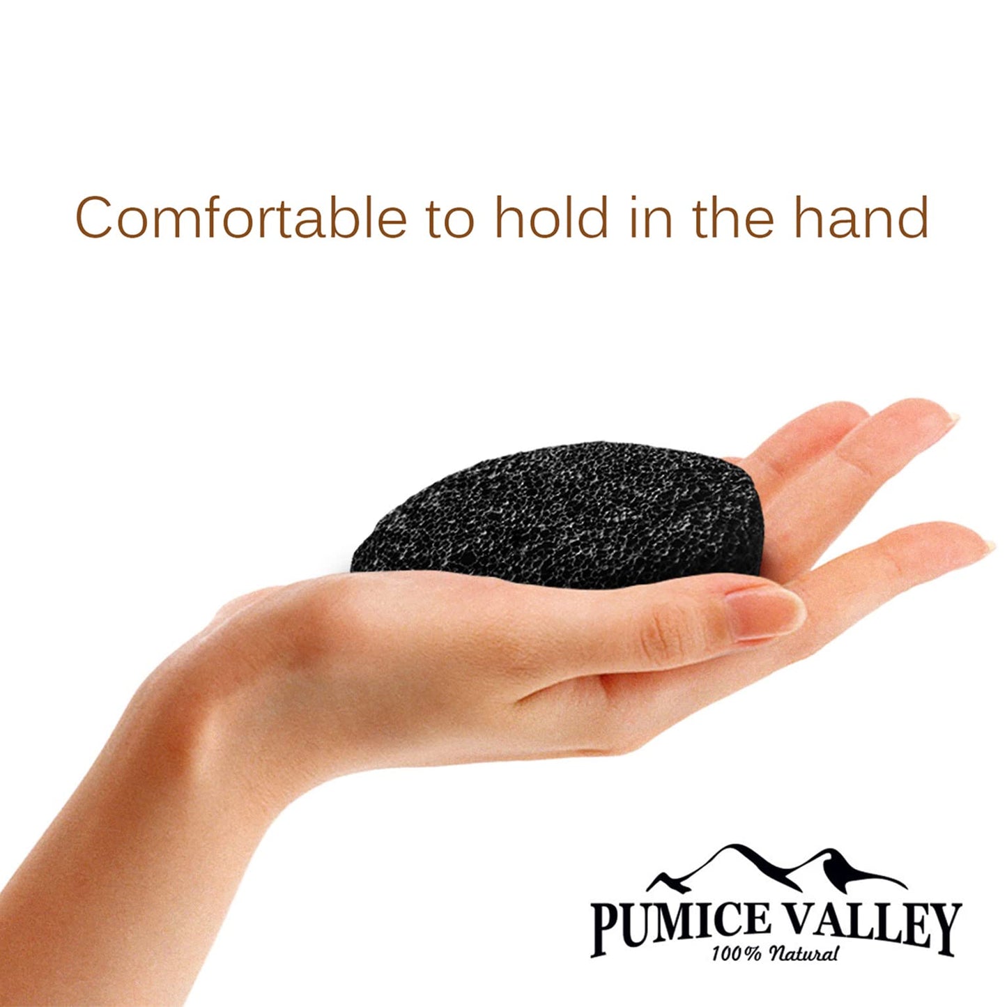 Natural volcanic pumice stone for hand and elbow care