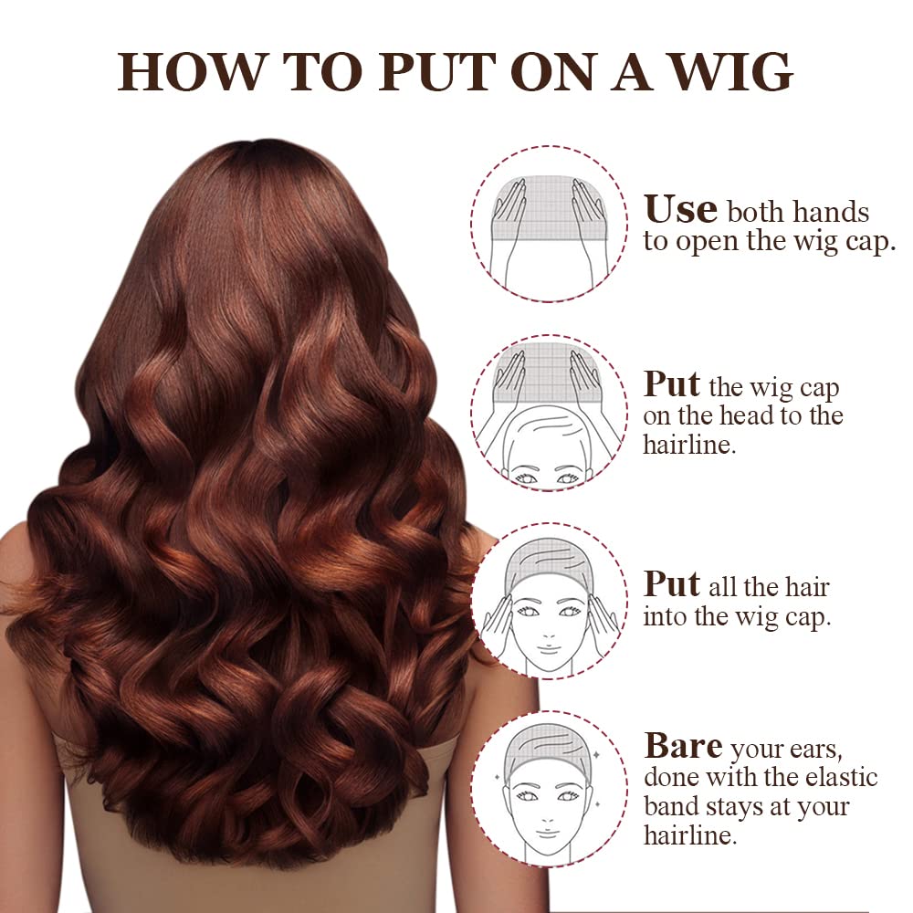 Morgles wig caps stacked in original packaging