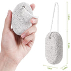 Two Asqraqo lava stones for pedicure foot care