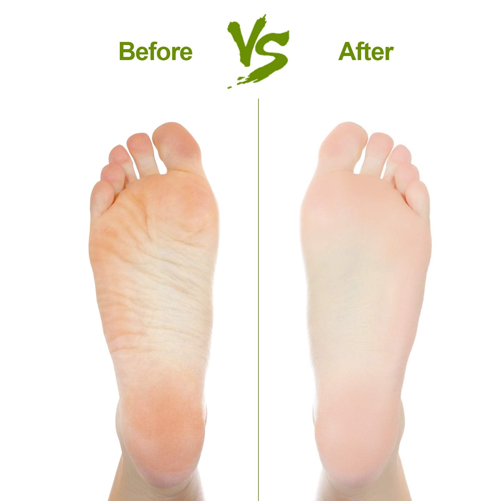 Natural pedicure tools set for removing dead skin from feet