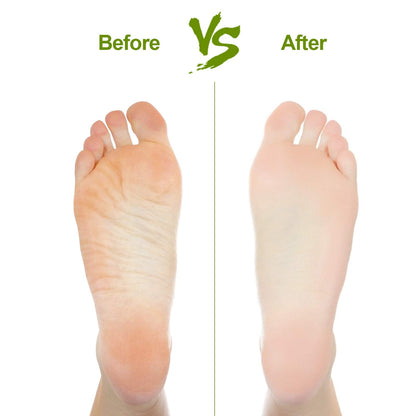 Natural pedicure tools set for removing dead skin from feet