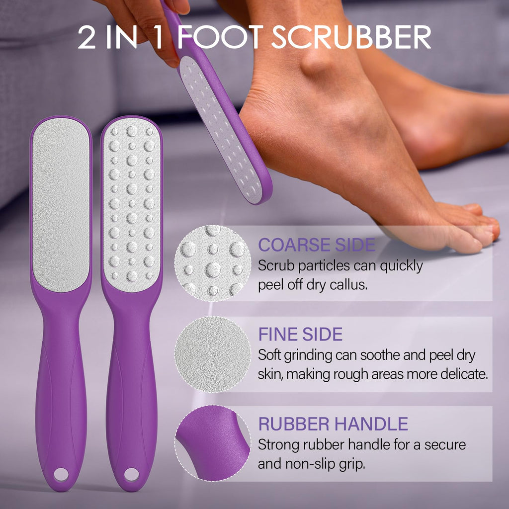 Full view of Mosrrou lavender foot care product packaging