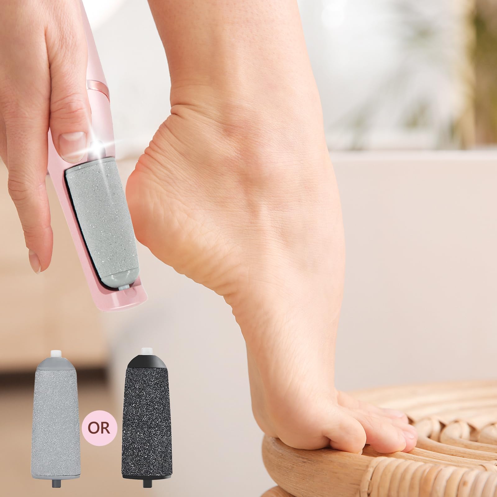 Haootadiy foot file refill pack for home pedicure