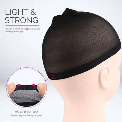 Fandamei wig cap wide elastic band detail