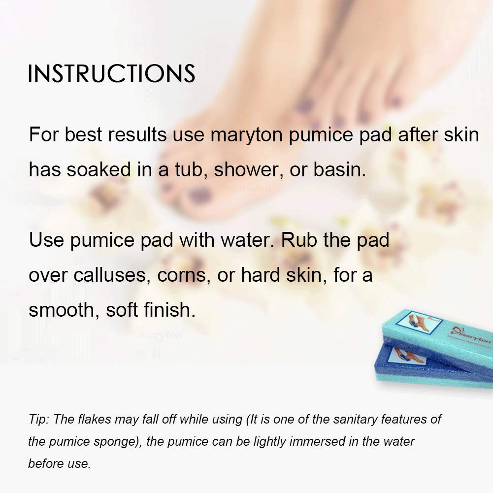 Ergonomic palm sized design of the Maryton foot scrubber held in a hand