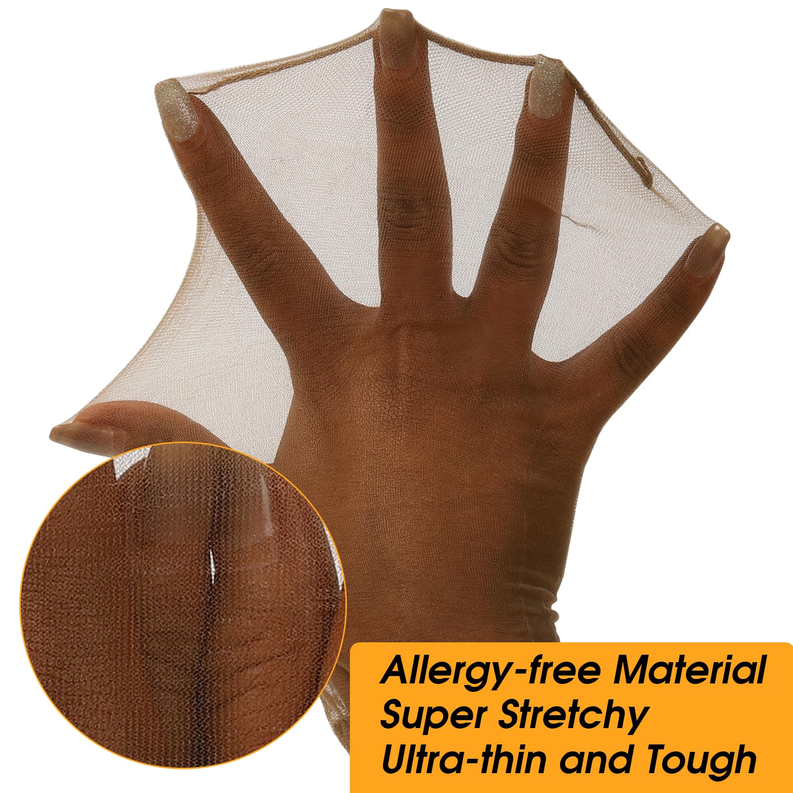 BEEOS invisible stocking cap for lace front wigs
