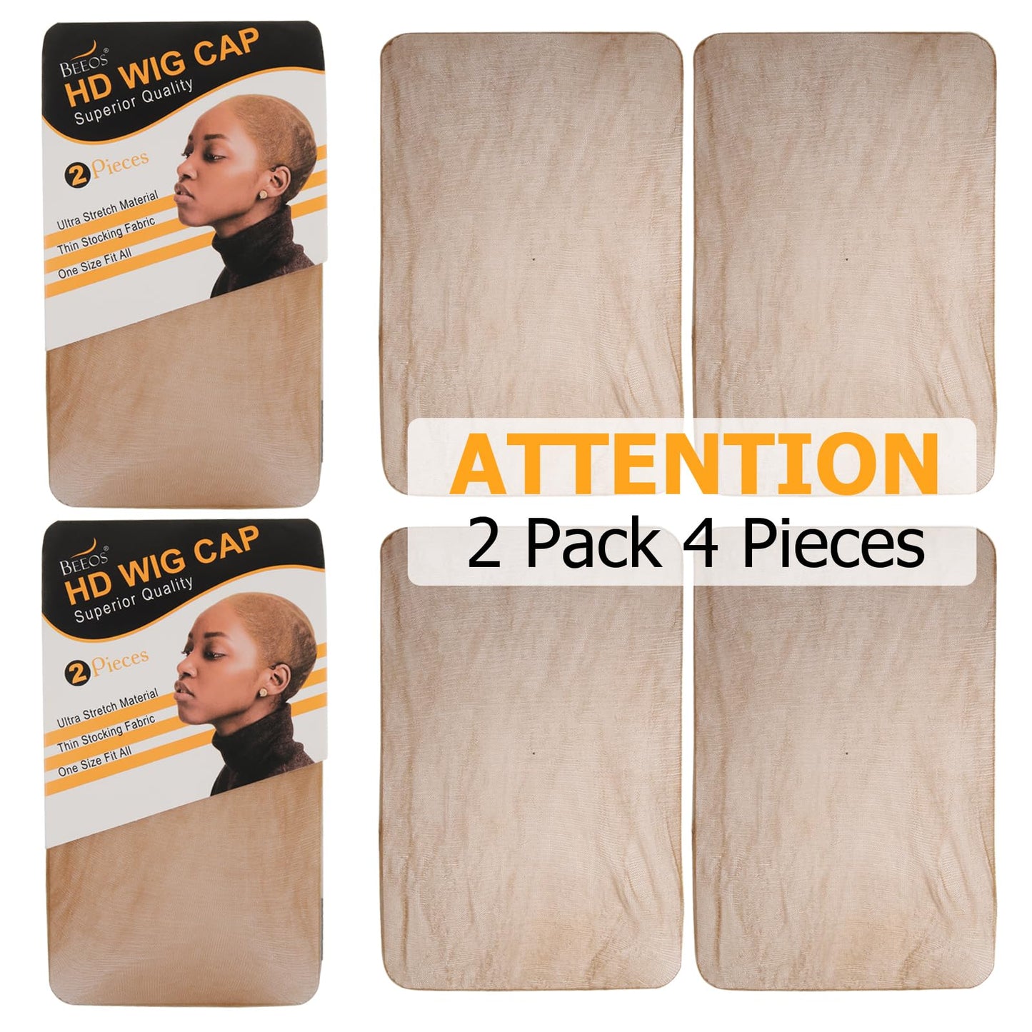BEEOS skinlike wig cap application for lace front wigs