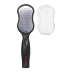 Revlon Wet and Dry Foot File displaying the easy-grip handle design for comfortable pedicure routines.