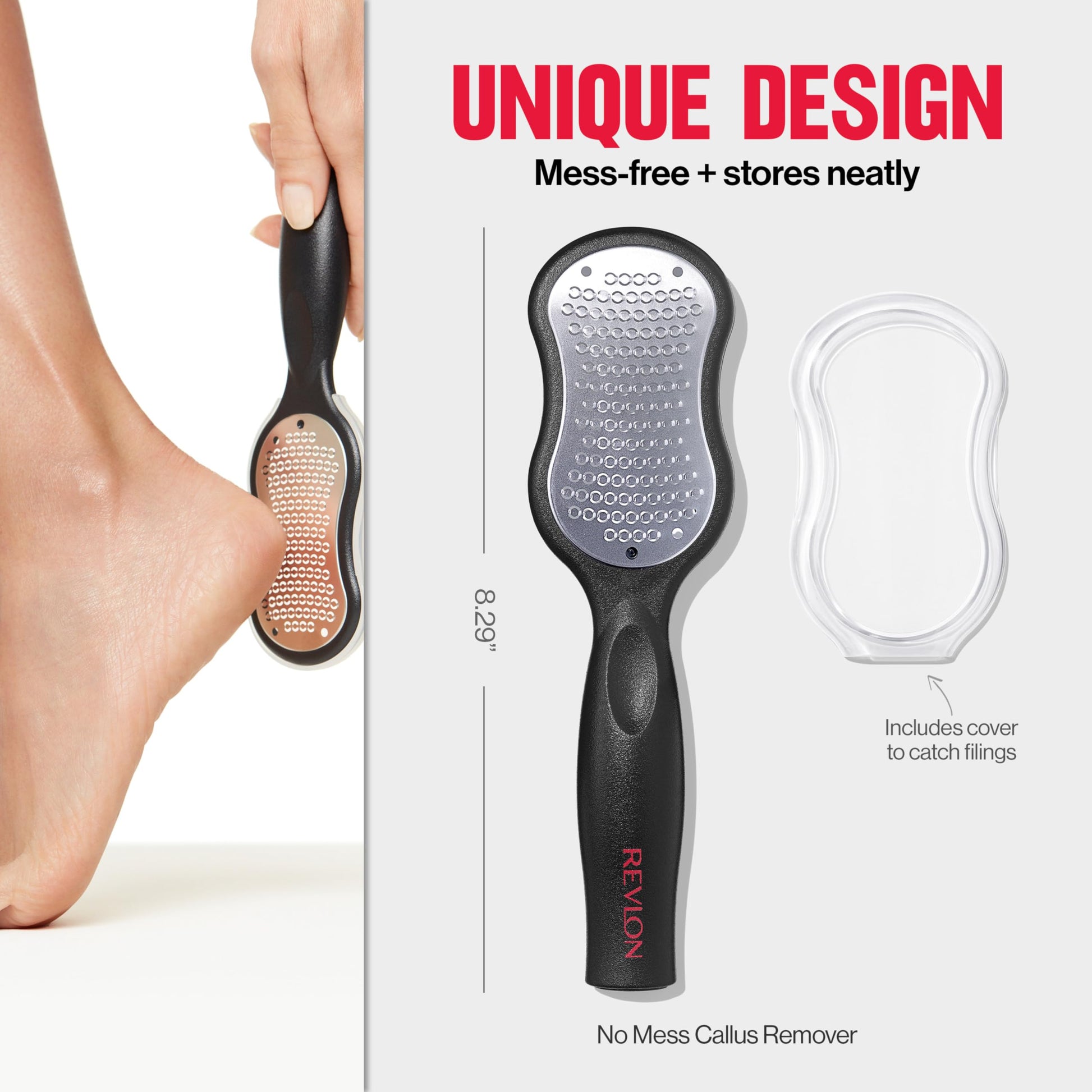 Revlon smooth skin foot file showing the compact and travel-friendly packaging design for Indian consumers.