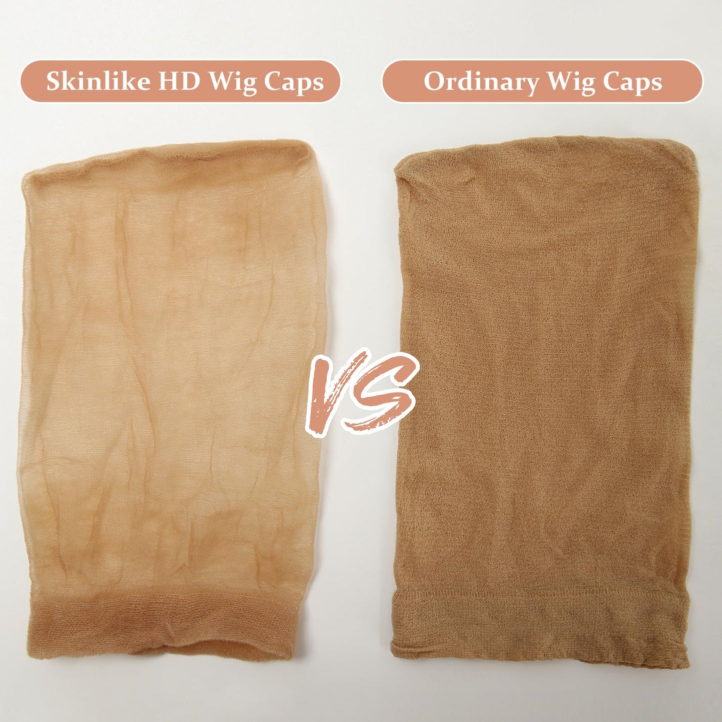 Beeos Skinlike HD cap demonstrating sheer texture