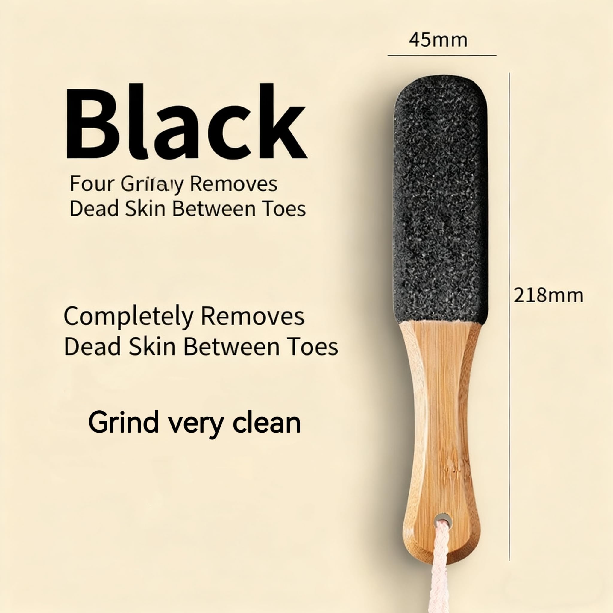 Person using Nzozkoex foot file for dead skin removal on heels