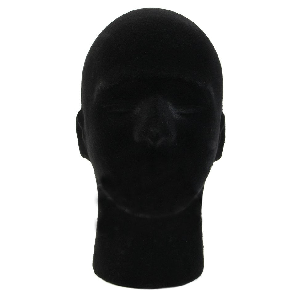 Liamtu black foam head model holding virtual reality headset