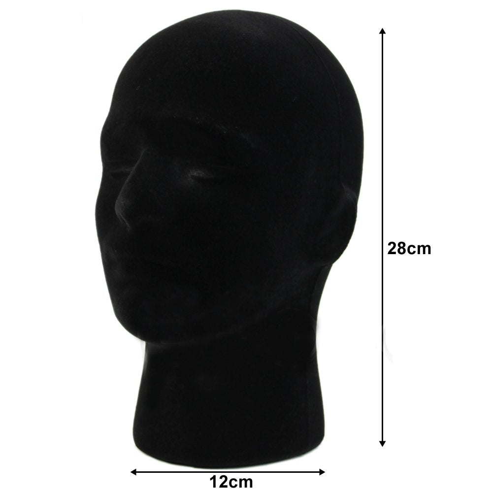 Rear view of Liamtu male display mannequin for salon use