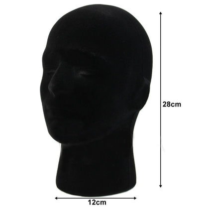 Rear view of Liamtu male display mannequin for salon use