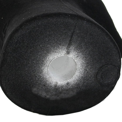 Close up of black styrofoam texture on Liamtu male mannequin head