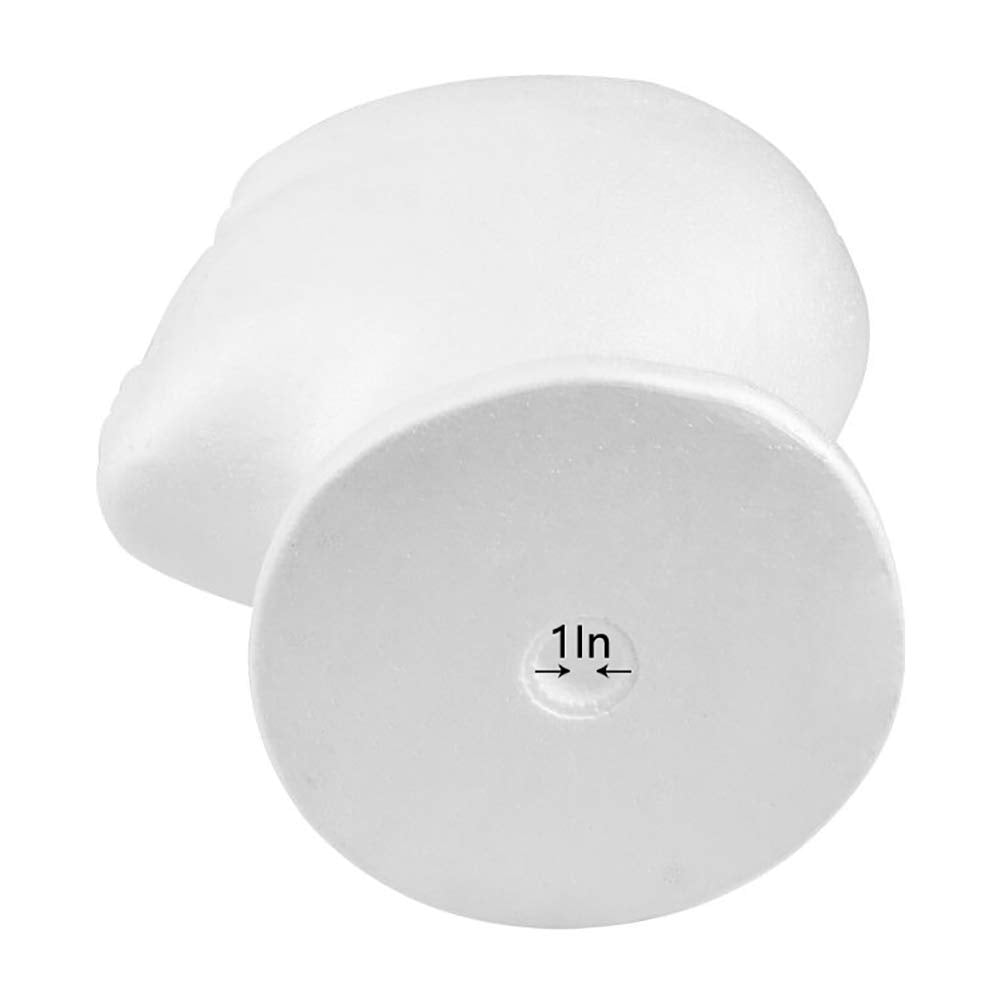 CHIVENIDO white polystyrene mannequin set with universal bottom clamp hole