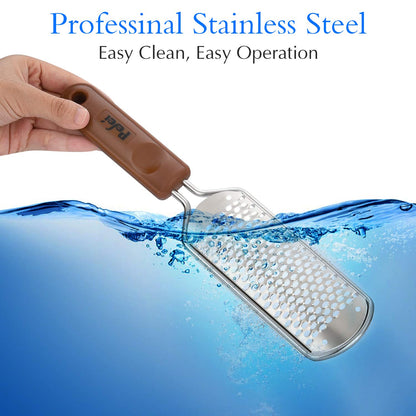Packaging and full view of the authentic Pefei imported hard skin remover for cracked heels