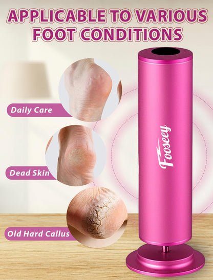 Professional pedicure machine for cracked feet with pink aluminum body