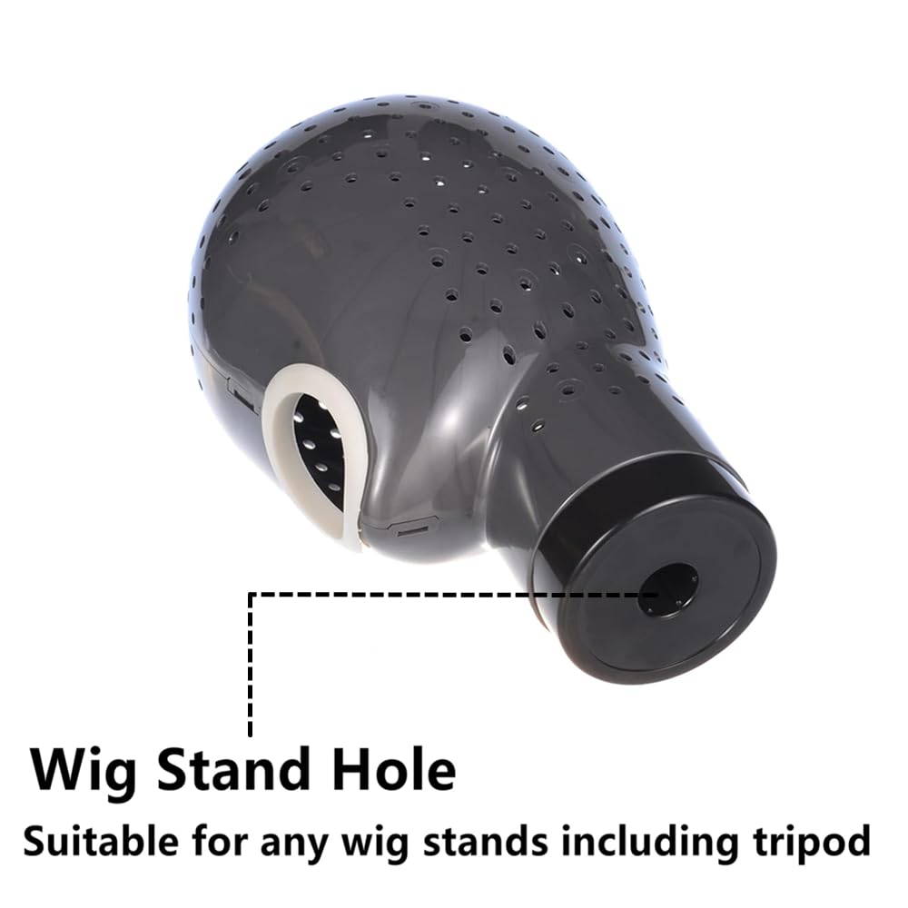 HOMEGOAL quick dry wig holder mannequin head for synthetic and natural hair