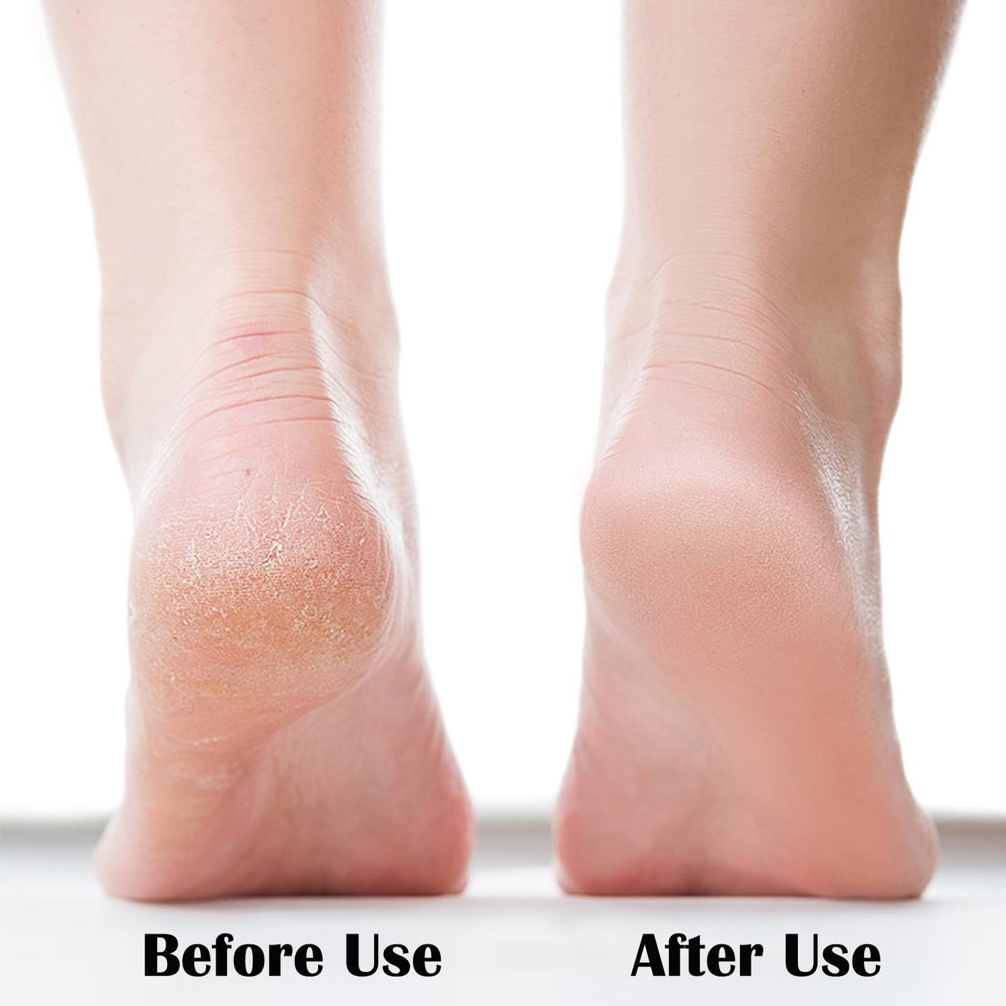 MR LION foot scrubber being used on a dry heel