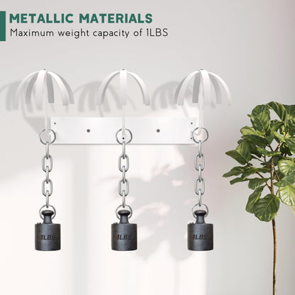 Minimalist wall mounted storage for wigs and cosplay masks