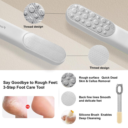 Close up of Yanci foot file professional abrasive surface