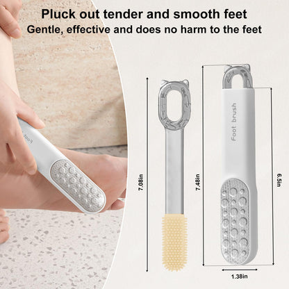 Yanci pedicure tool showing white handle and hanging loop
