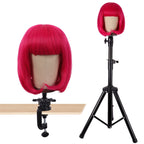 Full accessories bundle including wig caps and steel T-pins for custom wig making