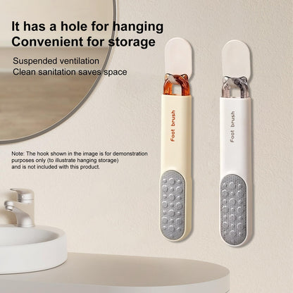 Professional pedicure foot file stored in home bathroom