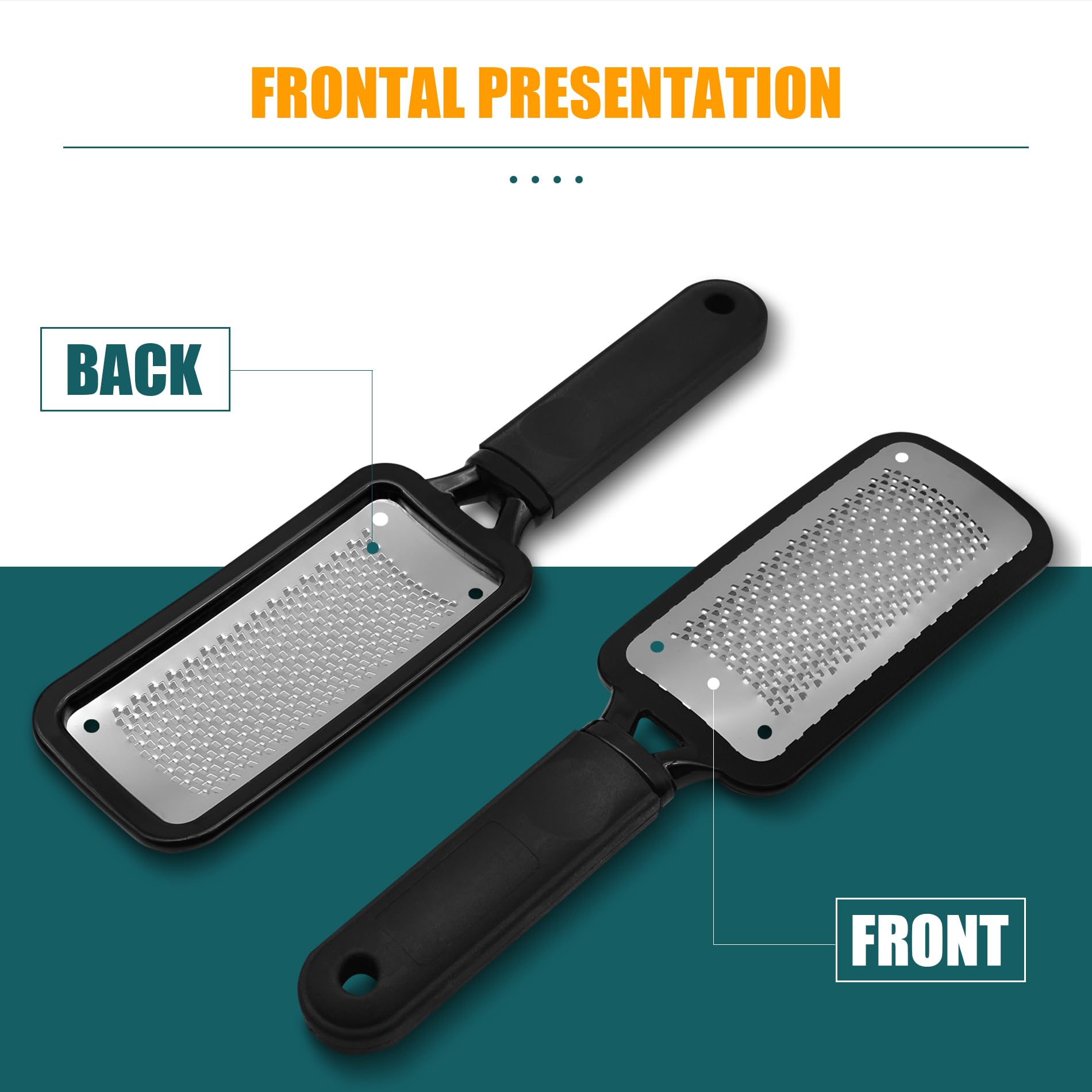 Modengkongjian foot file showing hanging hole for easy storage
