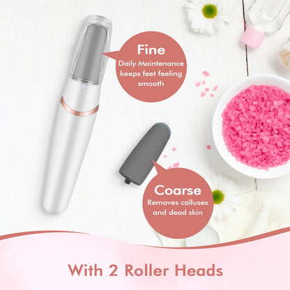 Liyujsdz rechargeable foot scrubber for cracked heels