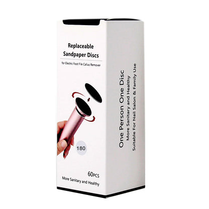 Application instruction for IÂ·BÂ·N G foot file sandpaper discs