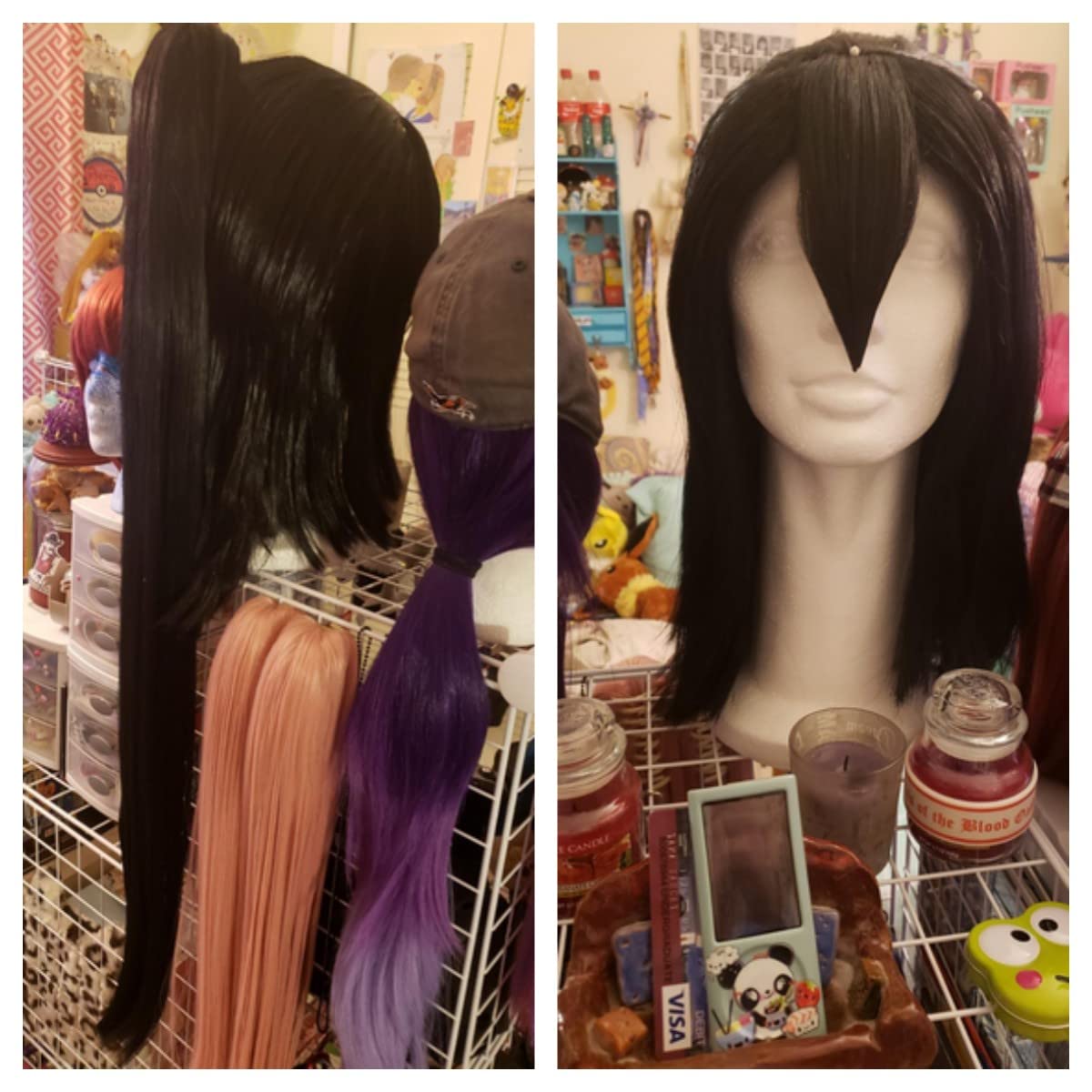 BHD BEAUTY foam manikin display head side view highlighting professional facial features