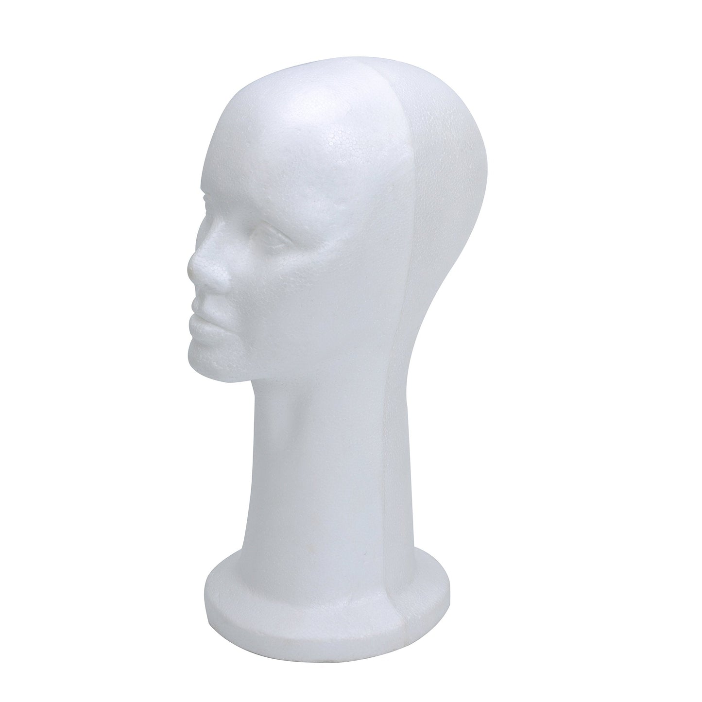 BHD BEAUTY lightweight 15 inch mannequin head used for styling long lace front wigs