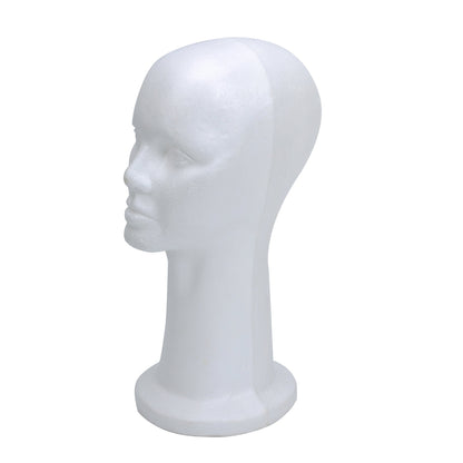 BHD BEAUTY lightweight 15 inch mannequin head used for styling long lace front wigs