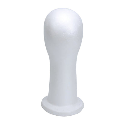 BHD BEAUTY polystyrene foam head stand showcasing a professional display setup