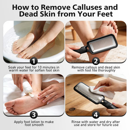 Packaging of authentic USA imported Necool Baluca foot care tool