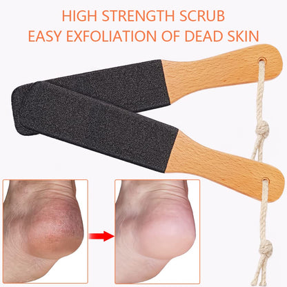 Topmeet foot exfoliator tool with hanging rope detail