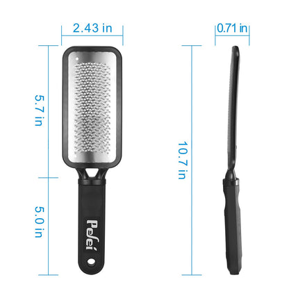 Side angle view showing the lightweight design of the professional pedicure tool