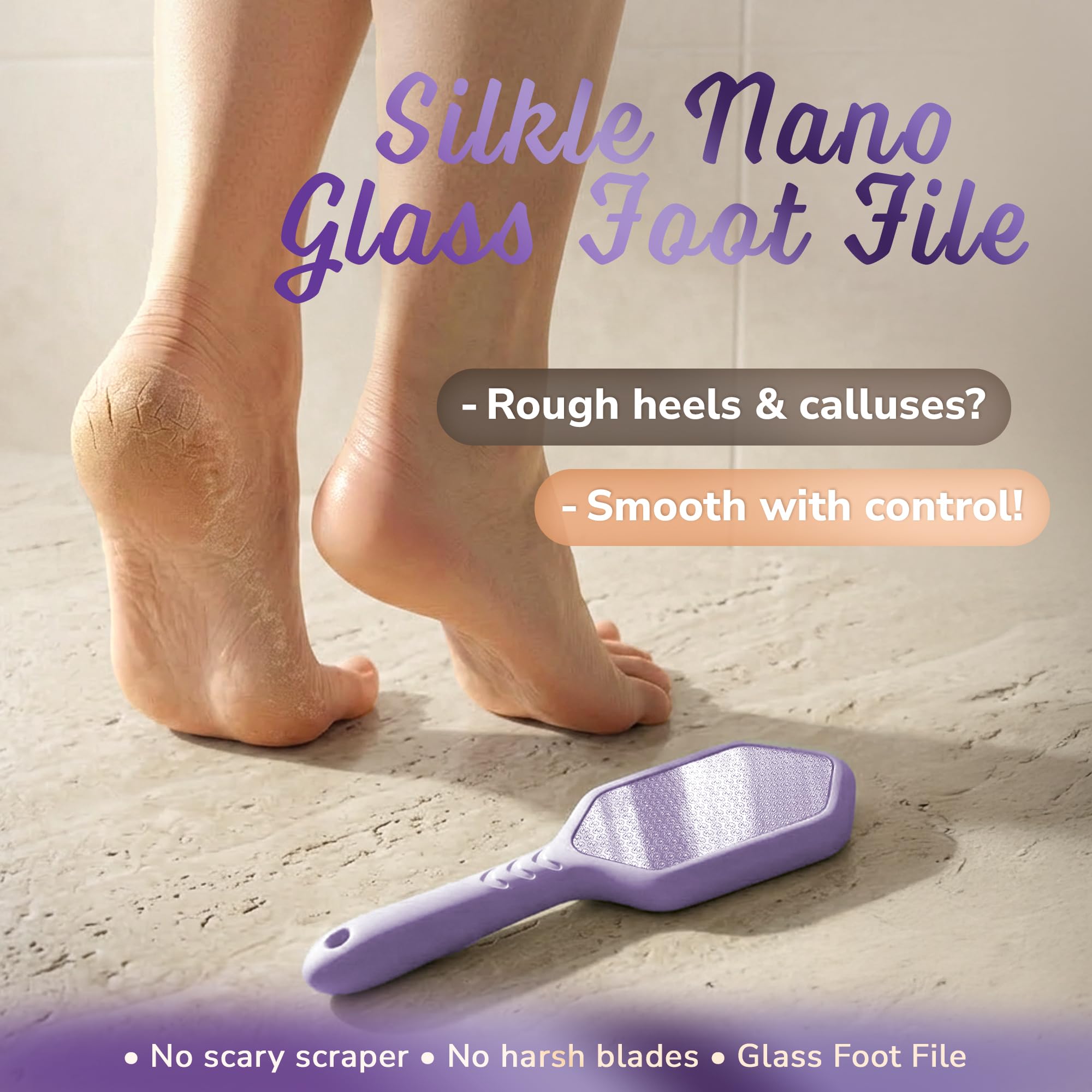 Silkle silicone callus remover textured surface detail